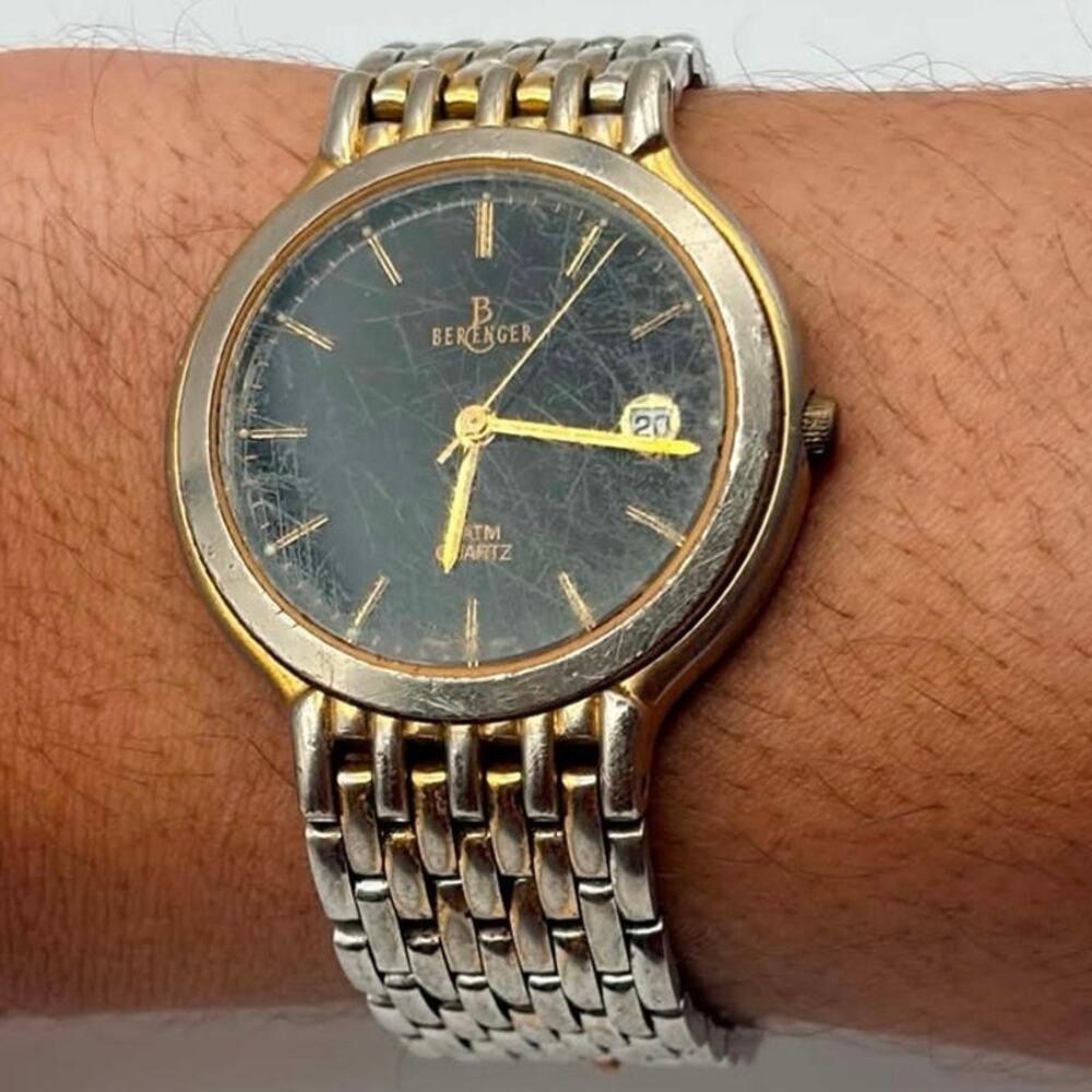 Vintage Gold & Silver Berenger Men's Watch